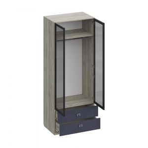 Лежер ШК-3126 Шкаф 2-х створчатый со стеклом